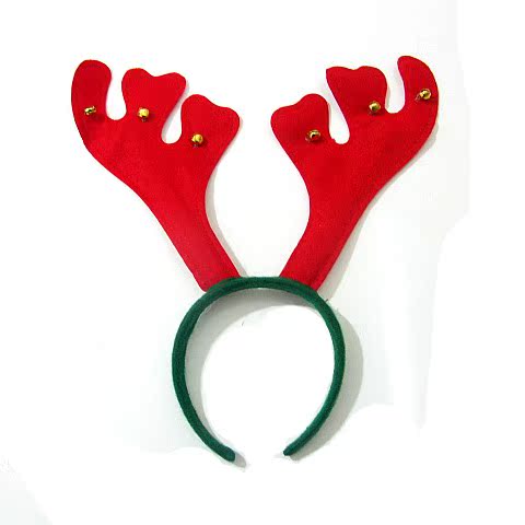 36cm圣诞节麋鹿鹿角发箍 圣诞人物装扮头饰 圣诞节礼物 小鹿角