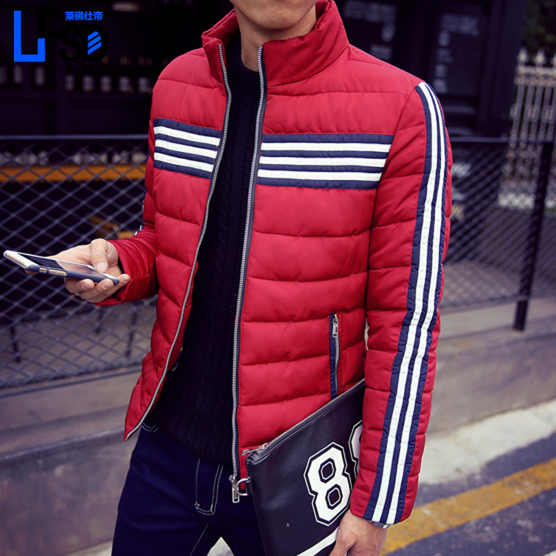 2015冬季新款大码男士外套韩版加厚修身棉衣青年时尚冬装棉服男装