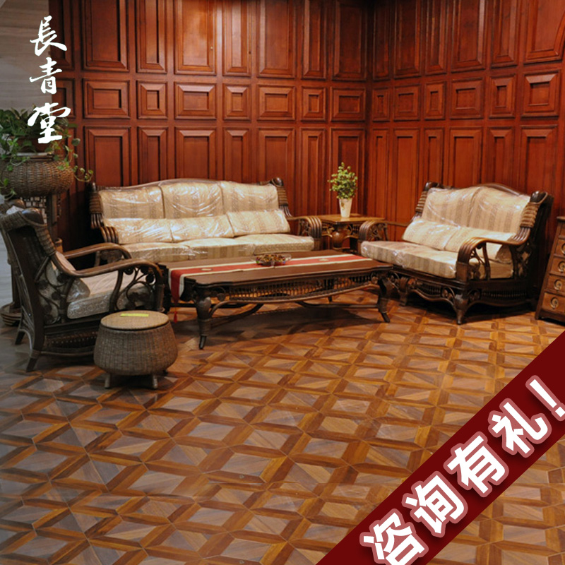长青堂 藤艺小户型客厅藤沙发组合 欧式藤编实木单人双人三人藤椅