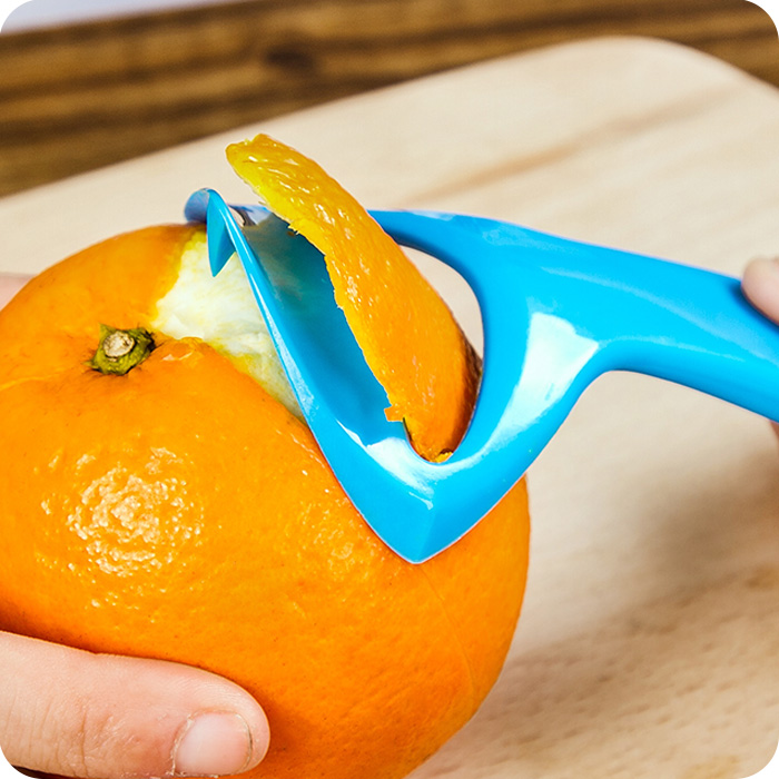 多功能剥橙器橙子去皮器削皮器 创意开橙器剥皮器 厨房实用小工具