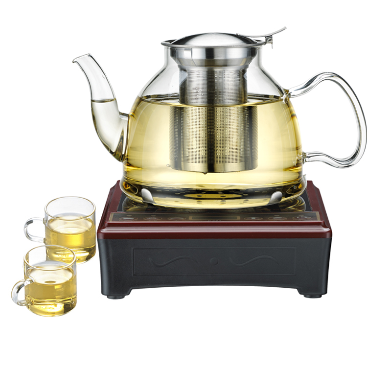 电磁炉玻璃茶壶大容量加厚耐高温加热过滤煮花茶电陶炉烧水磁化壶