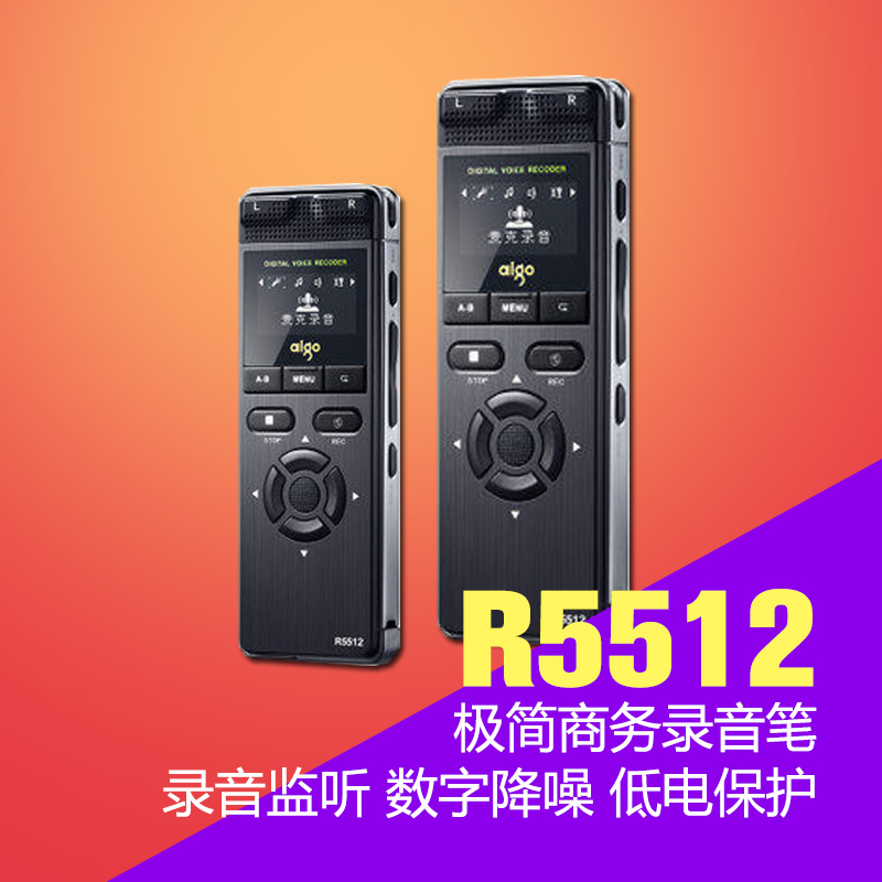 爱国者R5512专业录音笔高清远距会议降噪录音正品MP3外放远距离