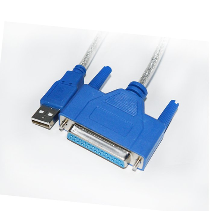优康USB转并口打印线DB25针转接线USB转老式打印机接口线25孔数据