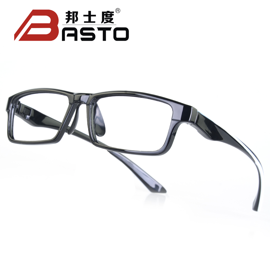 邦士度近视眼镜框男女 光学镜架超轻TR90 篮球眼镜男防雾运动眼镜