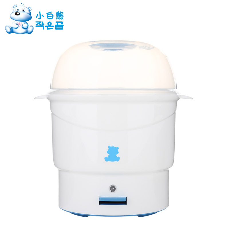 小白熊奶瓶消毒器奶瓶蒸汽消毒锅HL-0603大容量新