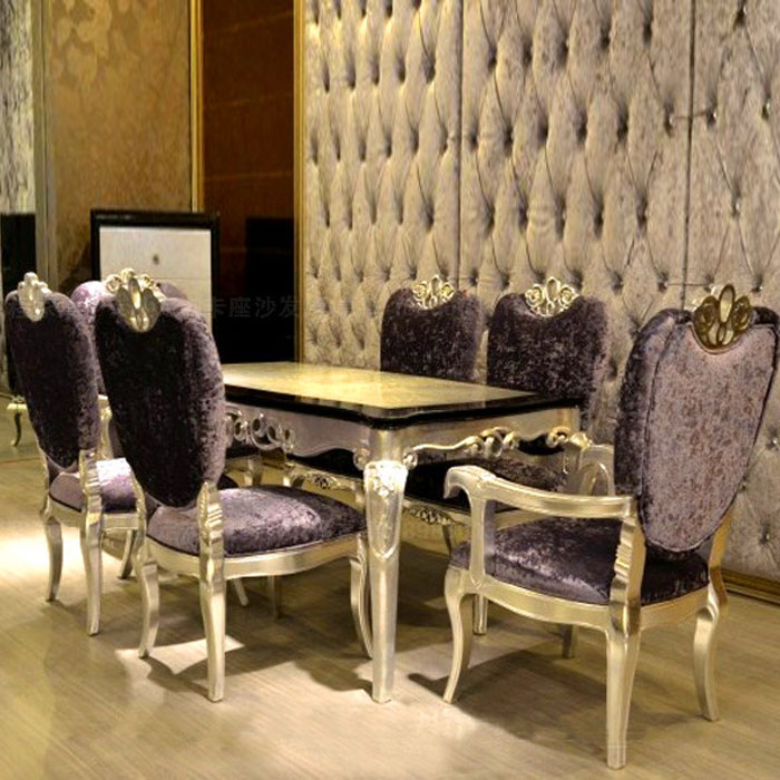 欧式售楼处休闲 新古典 酒店家具椅子餐桌椅实木厂家桌子成人餐椅