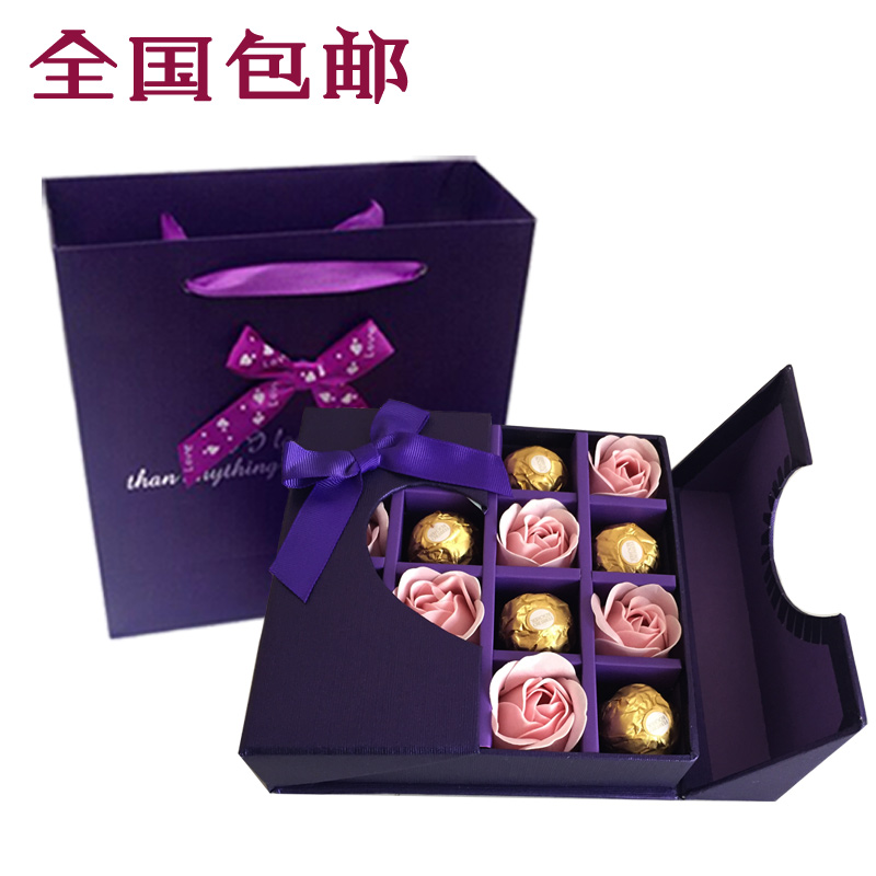 【全国包邮】意大利进口零食费列罗巧克力礼盒装 情人节生日礼物