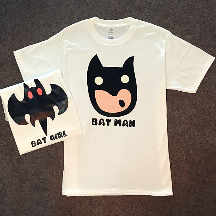 蝙蝠侠T恤情侣装欧美甜美风短袖恶搞幽默创意进口男女短袖包邮