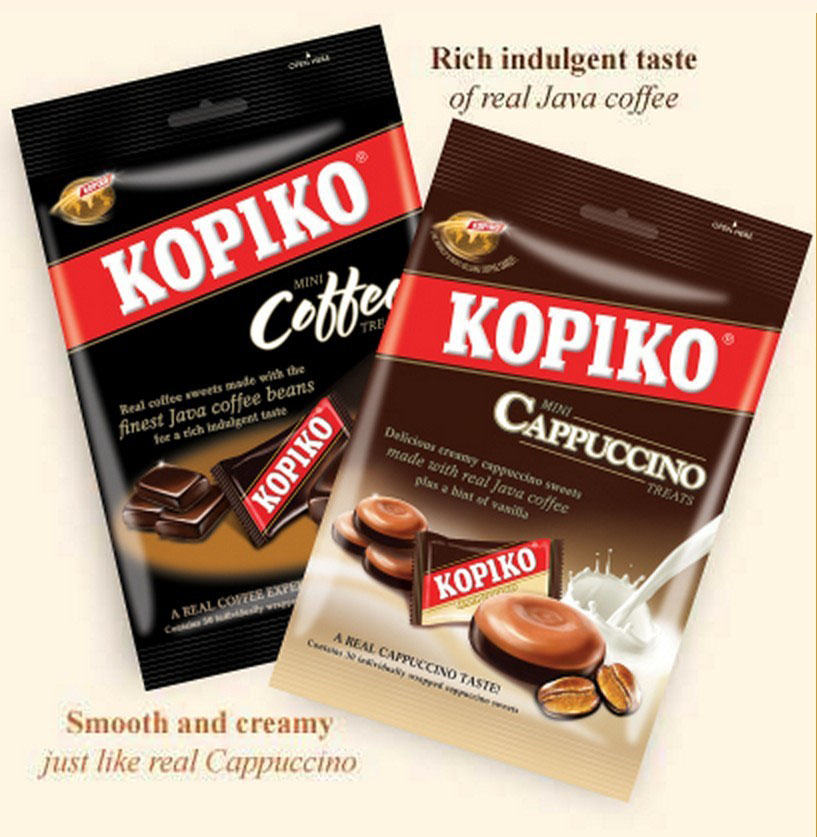 进口咖啡糖原包装800g江浙沪皖包邮可比可咖啡糖印尼Kopiko咖啡糖