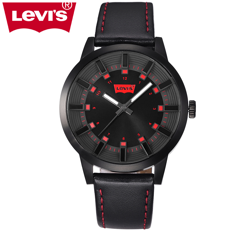 新品 levis李维斯专柜正品潮流石英指针钢带表男士手表LTB12多色