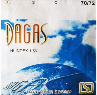 韩国DAGAS/达格斯 1.61镜片非球 加硬加膜超薄超轻防紫外线抗辐射