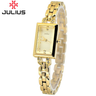 2013新品聚利时Julius韩国设计镶钻手表水钻手链腕表女表JA655