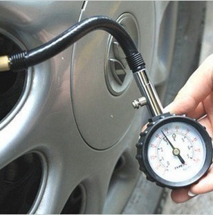 轮胎气压表 加长管高精度胎压表 轮胎胎压监测 汽车胎压计指针型