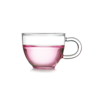 [GS0049]正品耐高温手工玻璃小茶杯/泡茶茶具/可爱手柄子/75ml