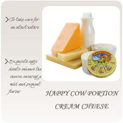快乐牛儿童奶油奶酪(份装)120g奥地利儿童奶酪提高免预力