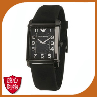 Armani阿玛尼手表黑色经典时尚男士手表AR0499名牌手表-专柜正品