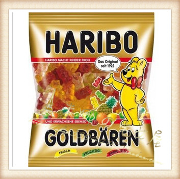 现货 德国代购 HARIBO哈瑞宝软质水果味小熊软糖多果汁QQ糖200g