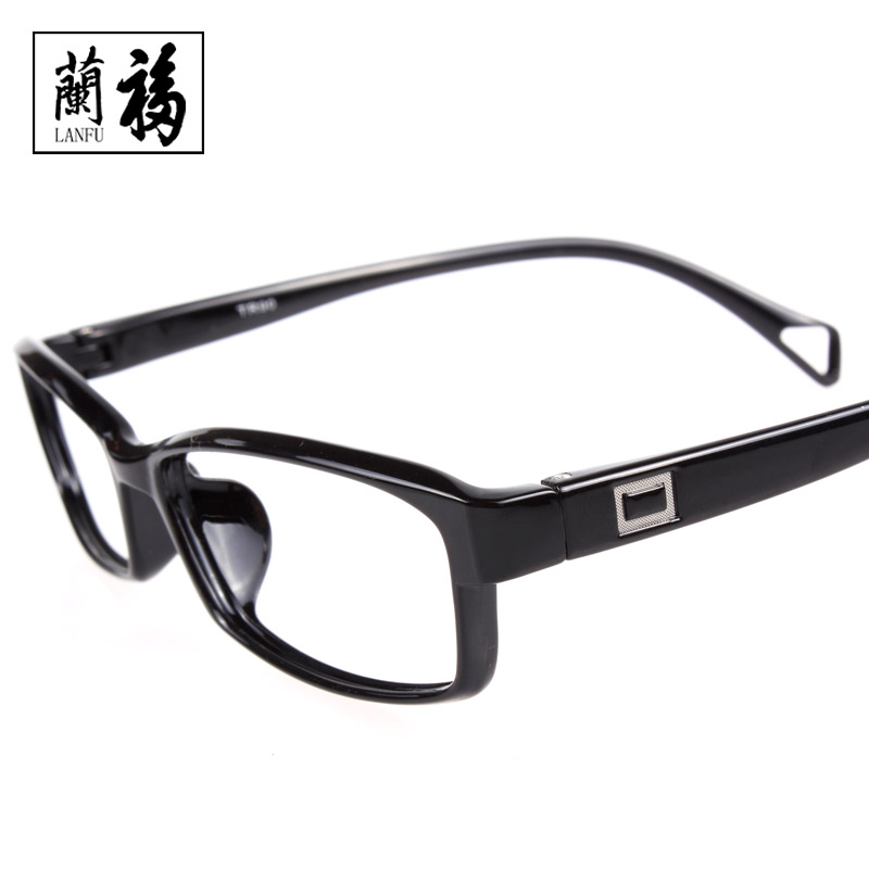 配眼镜 超轻TR90近视眼镜架 眼镜框  防辐射黑框眼镜  男/女款 潮