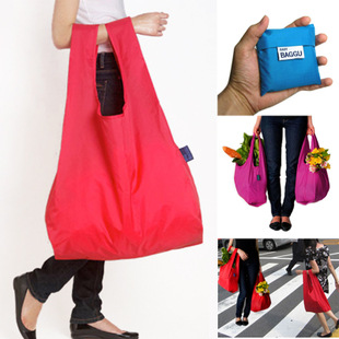 韩版 创意便携式环保购物袋 可折叠式环保袋 收纳袋