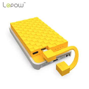 Lepow乐泡 像素iPhone5背夹式电池 移动电源苹果5手机充电宝正品