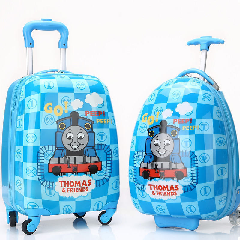 儿童拉杆箱旅行箱包 托马斯男孩箱包16寸正品万向轮宝宝行李箱包