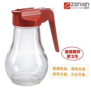 振兴 防漏玻璃油壶YH5905 酱油瓶 醋瓶 400ML 厨房用品 375g