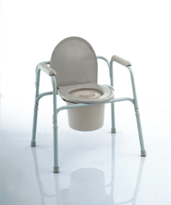 鱼跃H020B座厕椅坐便器移动马桶 老人孕妇用 正品