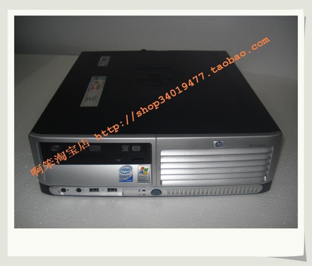惠普双核电脑/HP DC7700 Q965 小主机/E2140+1G+80G 串口 COMBO