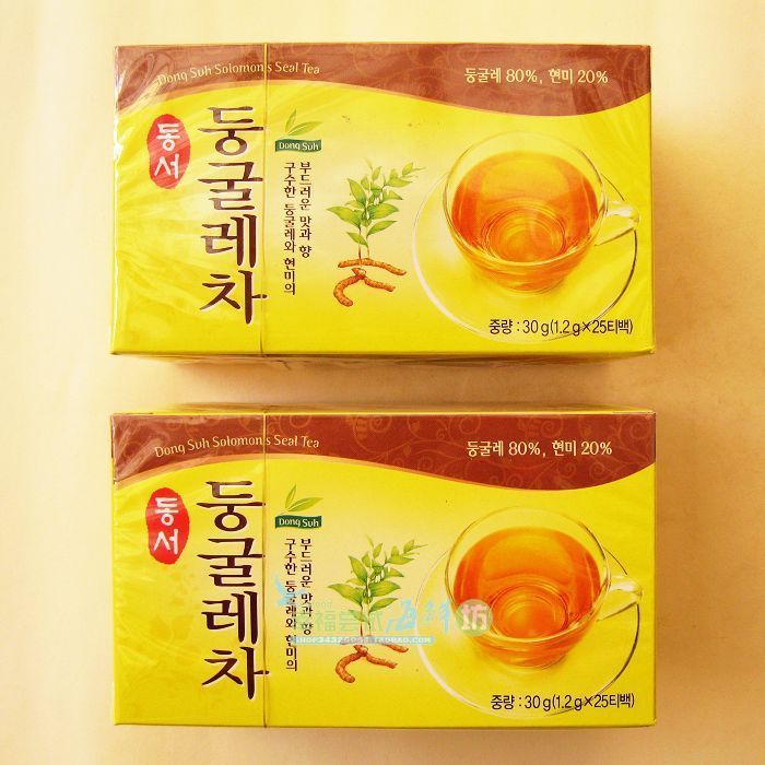 五皇冠：女刊推荐 韩国玉竹茶(1.2克X25袋/盒) 特去脂37.5克