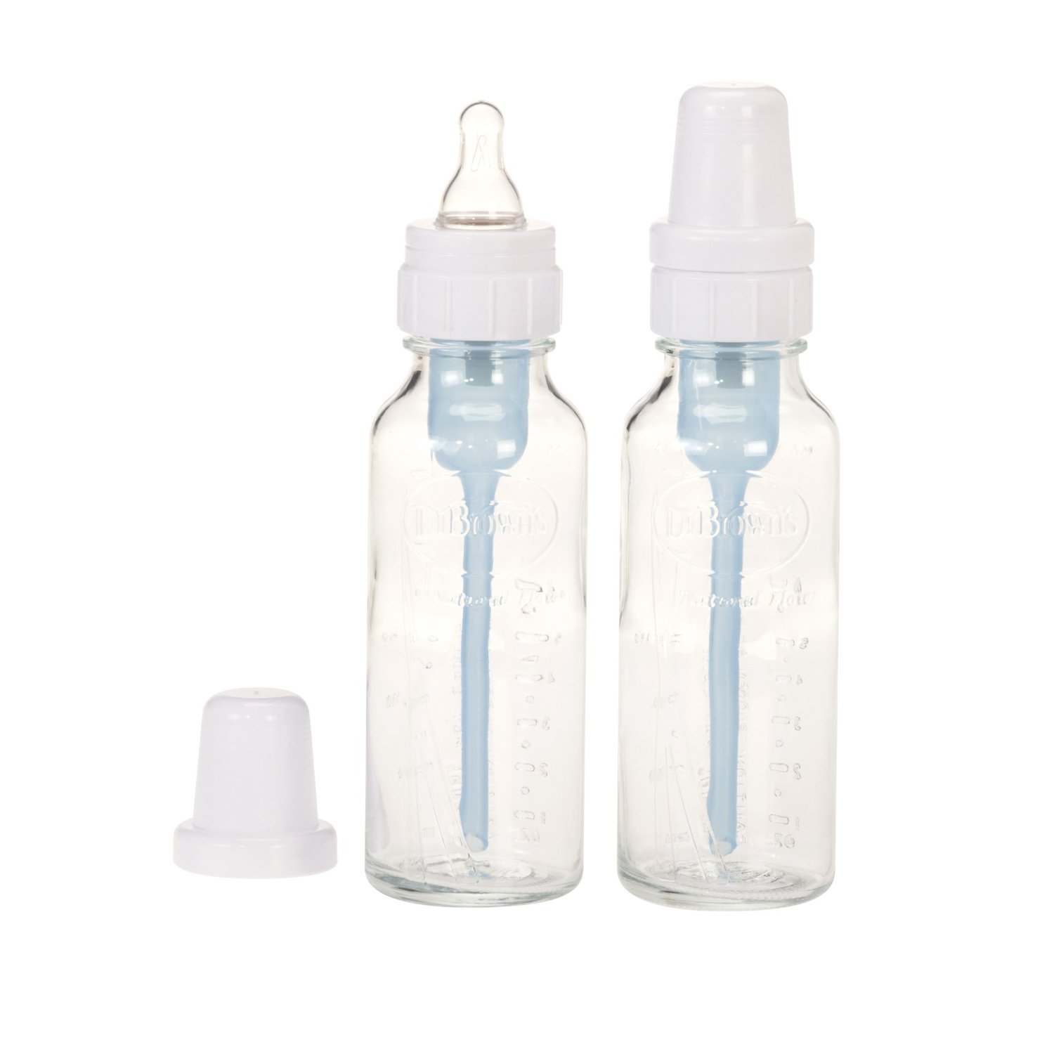 现货！美国产布朗博士Dr.browns宝宝标准口玻璃奶瓶 防胀气240ml