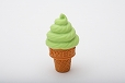 现货原装日本进口 IWAKO岩泽可爱仿真橡皮_绿色 蛋筒冰淇淋