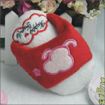 日本PetPro毛绒玩具/发声玩具/狗玩具 粉红色底 红色鞋面拖鞋