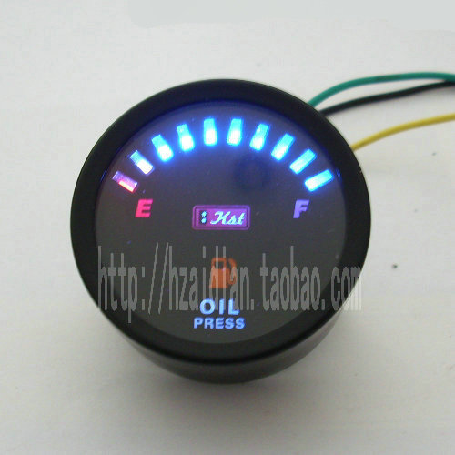 摩托车仪表/汽车仪表/改装 配件 LED显示电子油量表 （整表）