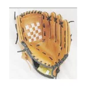 专业棒球手套PVC手套10.5 11.5 12.5三尺寸两颜色棕色黑色