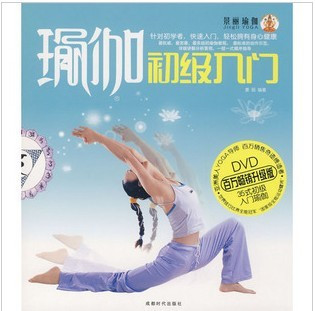正版 升级版   景丽瑜伽 瑜伽初级入门 Book +DVD  协会推荐