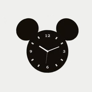 艺术挂钟表 米老鼠 米奇 迪士尼 挂钟 可爱卡通版静音时钟