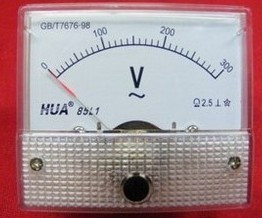 85L1型指针式交流电压表 300V交流电压表头 小表头