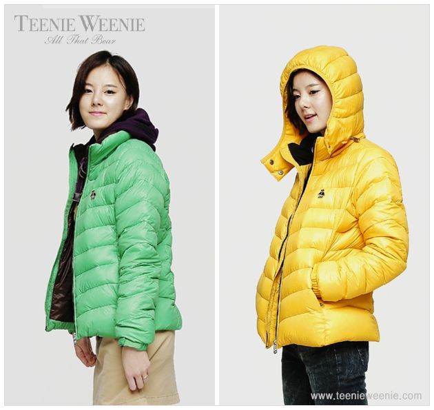 特价！韩国专柜正品 Teenie Weenie冬季情侣羽绒服 TWJD04T11C