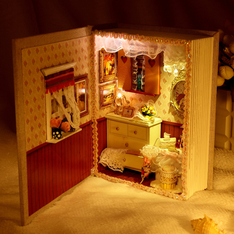 贝塔曼 DIY小屋 闺蜜日记 生日礼物女生 创意书艺手工模型玩具