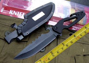 户外军刀手工刀直刀猎刀战术折刀SR018多功能生存猎刀带钳剪刀柄