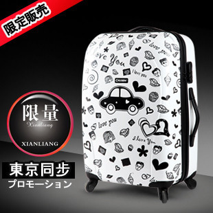爱尼森旅行箱 拉杆箱 正品 24寸可爱 日本大师原创 行李箱