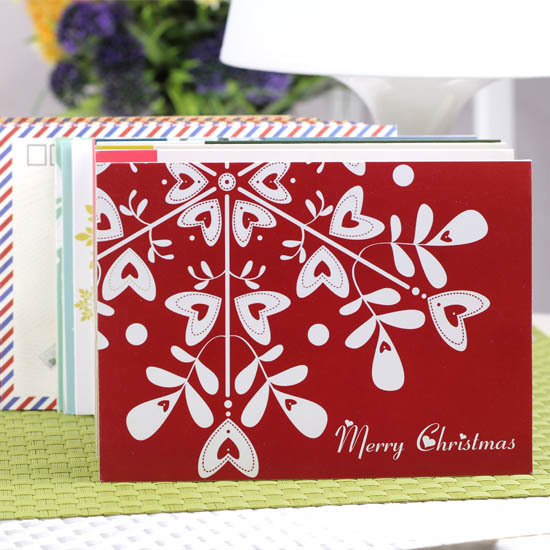 特！壮大文具 2012年圣诞贺卡 对折贺卡 卡片信封 圣诞礼物(10张)