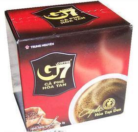 越南中原G7黑咖啡G7纯咖啡瘦身减肥黑咖啡速溶15X2克/盒