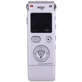 爱国者（aigo）录音笔R5507 4G OLED显示 USB直插 变速播放
