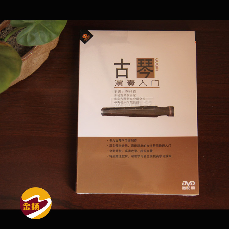 古琴教程—正版古琴演奏入门（DVD 赠曲谱）李祥霆精讲
