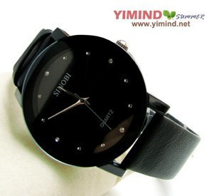 新款 正品SINOBI时诺比 水钻刻度 时尚简约情侣手表 男式男士手表