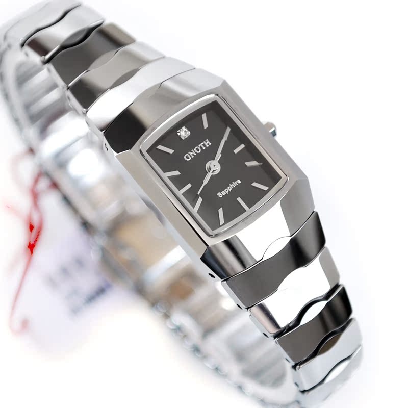 瑞士品牌格诺手表 钨钢表 女士手表 蓝宝石玻璃 情侣对表23 正品