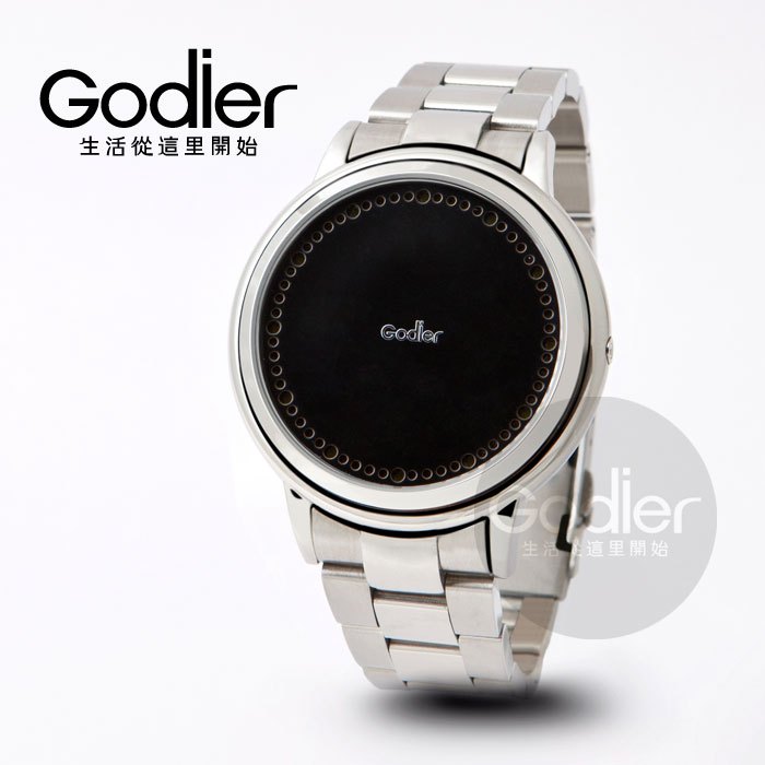 香港godier高的尔 炫丽触摸感应LED手表 运动男款手表 男 W0007