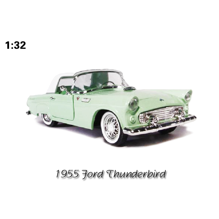 原厂正品1955 Ford福特 Thunderbird 经典收藏车模型装饰 1:32