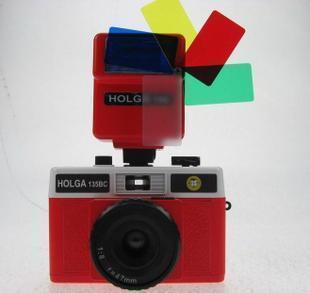 LOMO Holga 135BC 红白限量版 15B四色彩闪 特别版 暗角机王